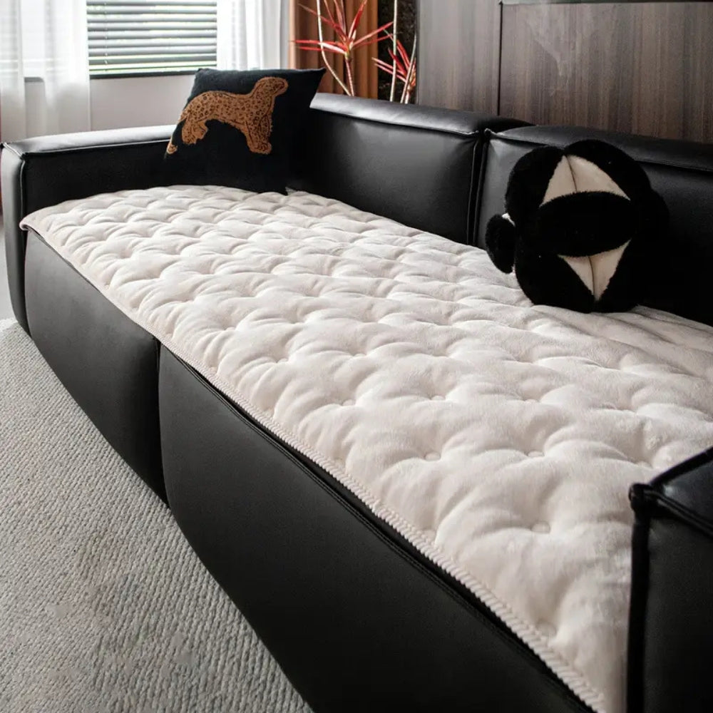 Pluche Knop-Tufted Bankhoes