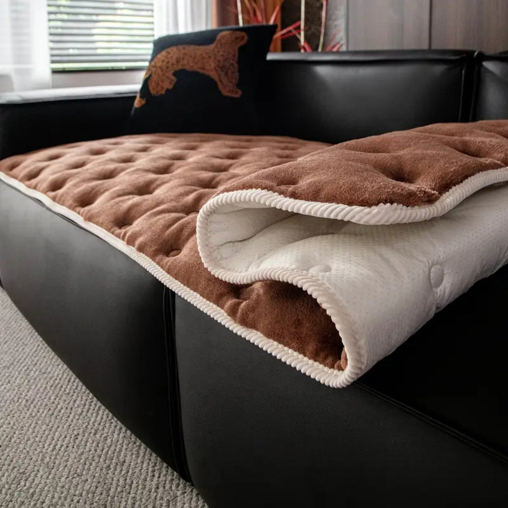 Pluche Knop-Tufted Bankhoes