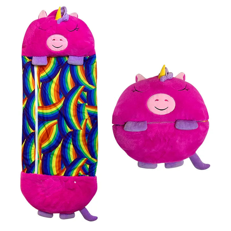 Pluche Slaapzak Knuffelkussen voor Kinderen