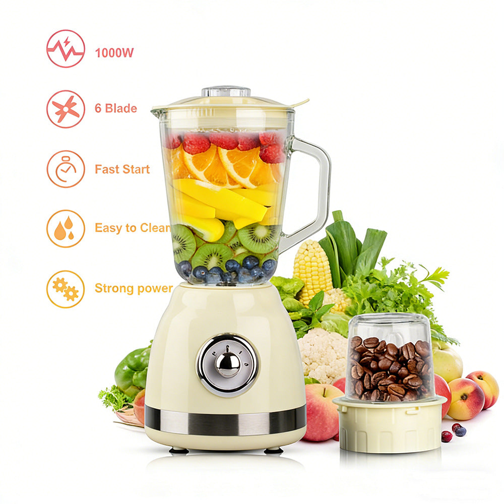 Premium blender met glazen kan en verschillende snelheidsstanden