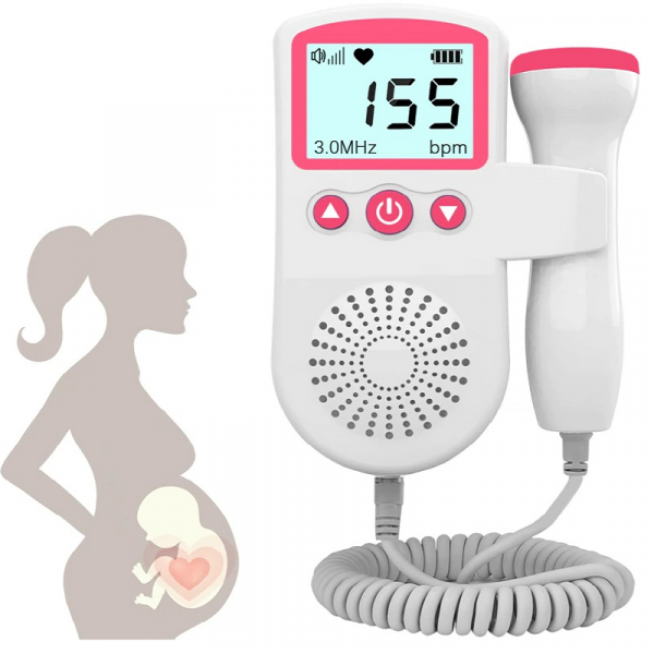 Prenatale Hartslagluisteraar voor Kinderen - Draagbare Fetal Doppler Monitor voor Verwachtende Moeders