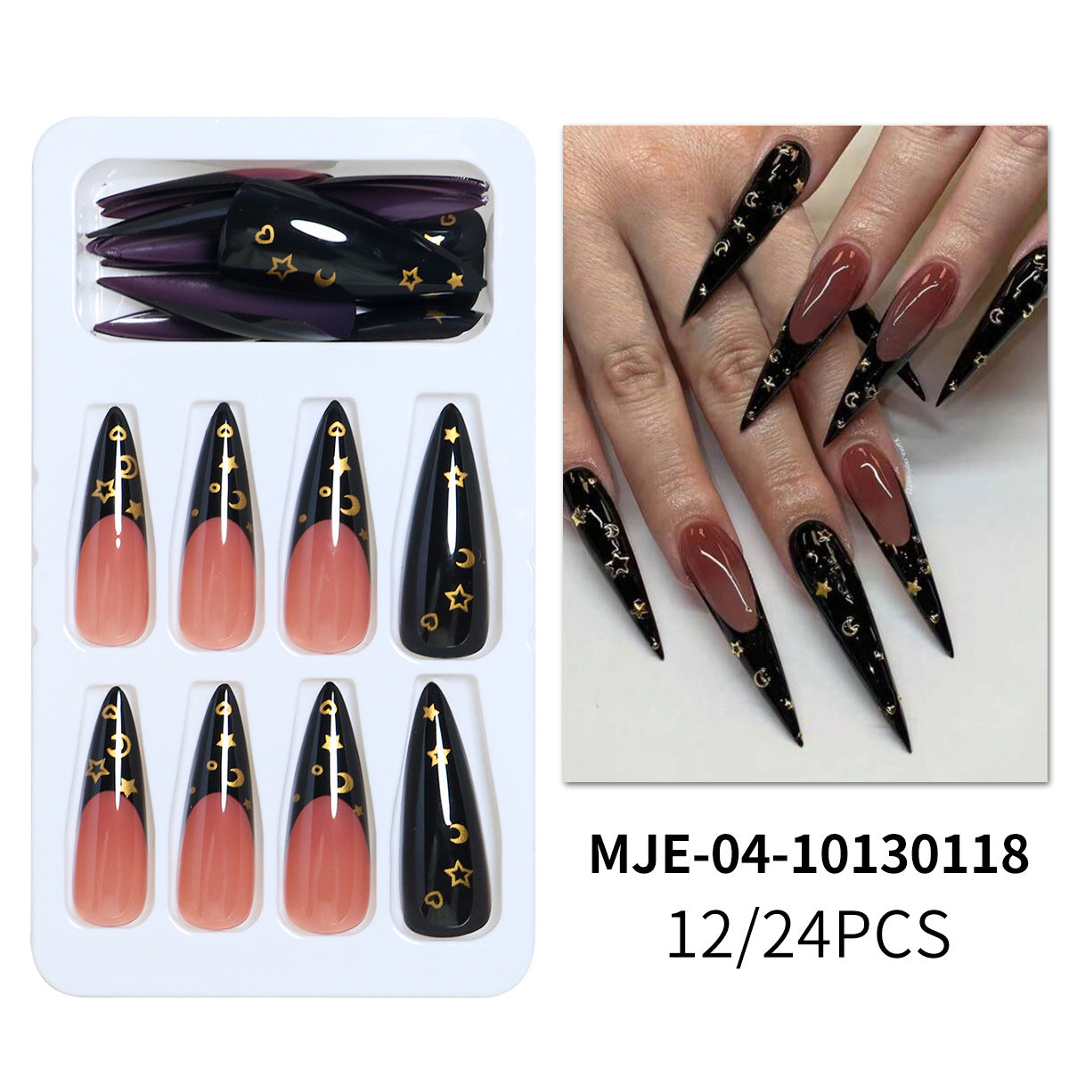 Press-on nail art