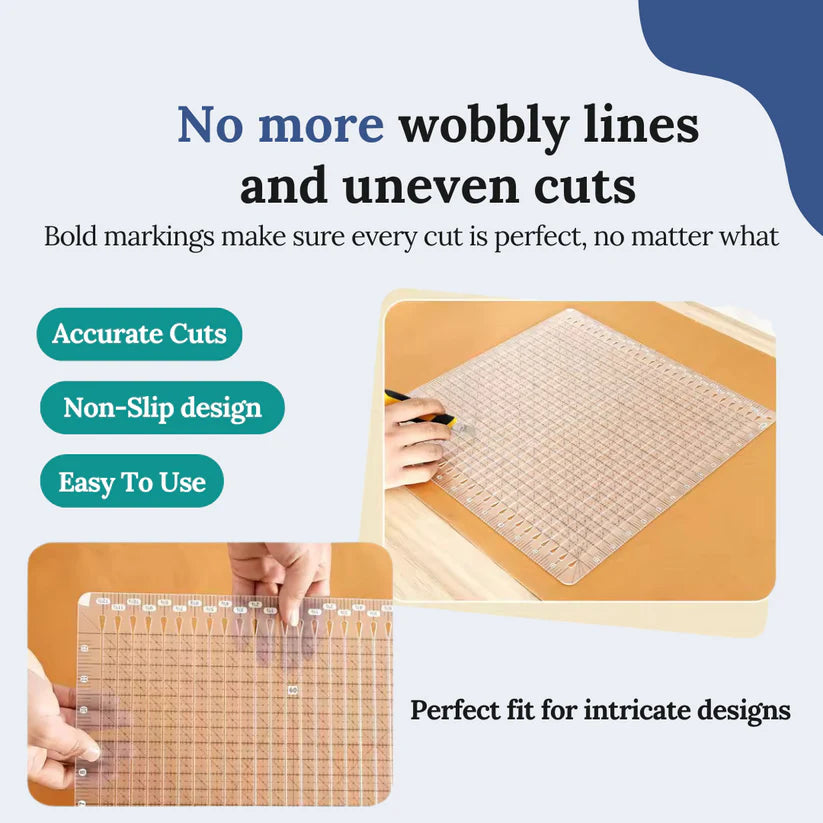 QuiltPro™ — Snijd Perfecte Quiltstukken in de Helft van de Tijd