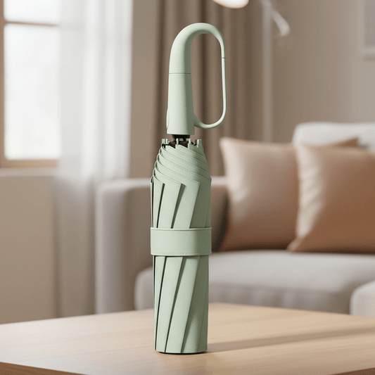 RAINLOCK – Automatische Compacte Paraplu, Gebouwd voor Sterke Wind