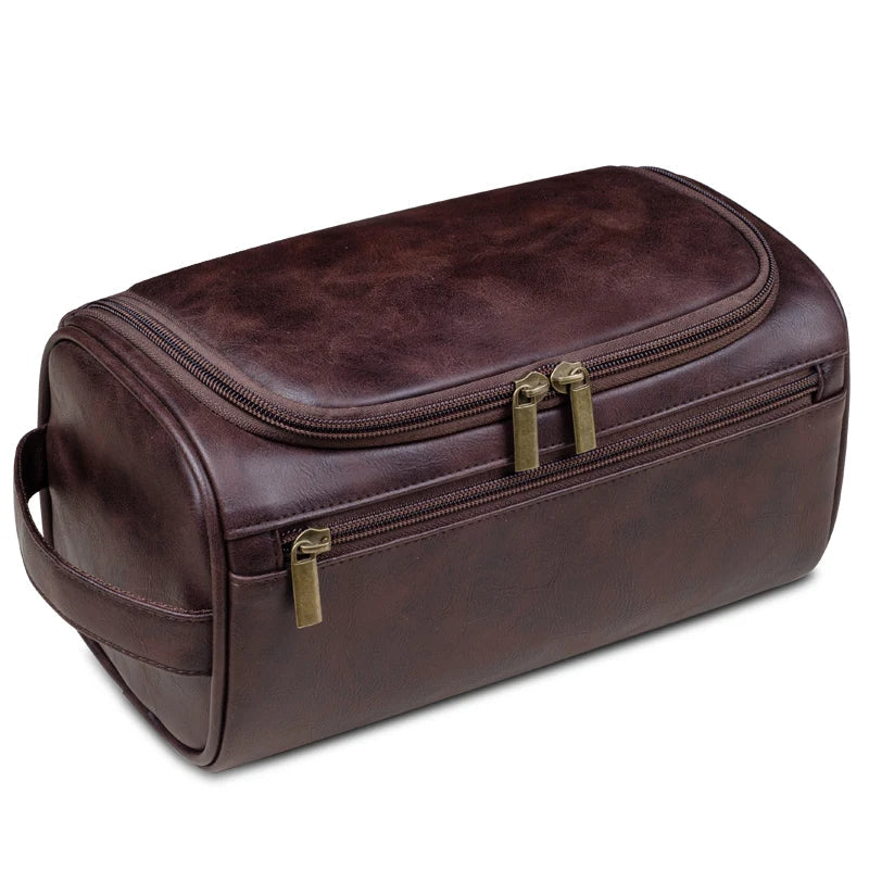 Reis Cosmetica Tas voor Mannen van PU Leer – Elegant en Functioneel
