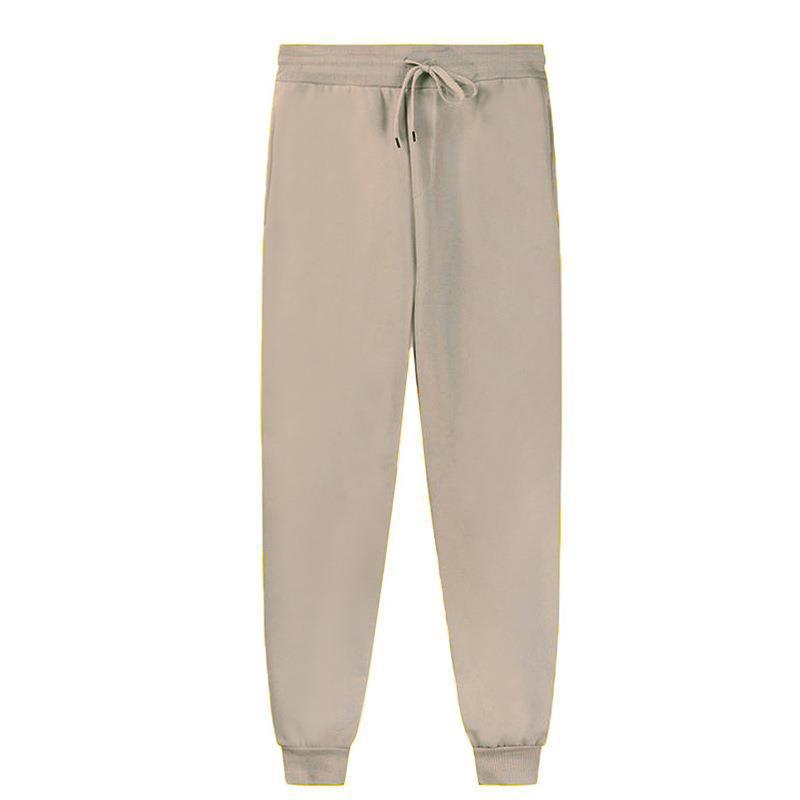 Relaxed fit joggingbroek met hoge taille voor dames, met elastische tailleband, trekkoord en geribde boorden