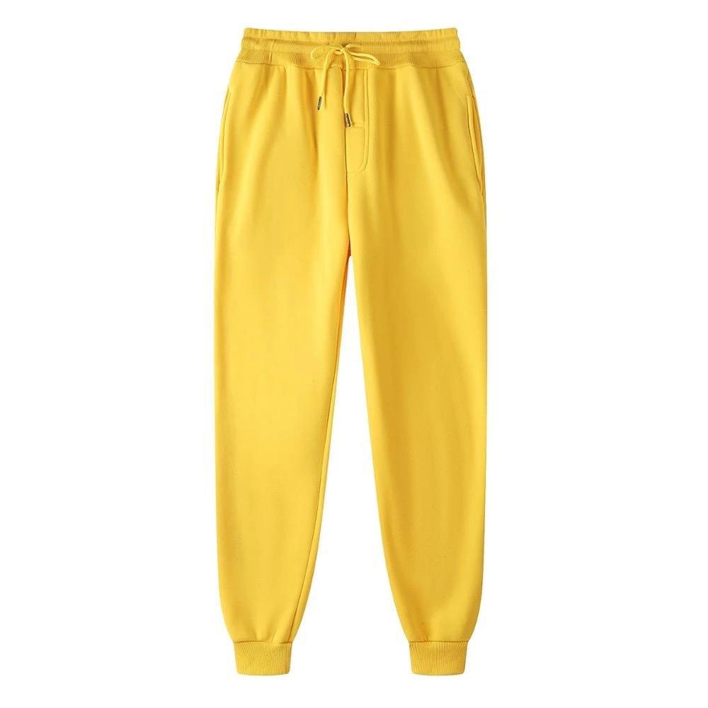 Relaxed fit joggingbroek met hoge taille voor dames, met elastische tailleband, trekkoord en geribde boorden