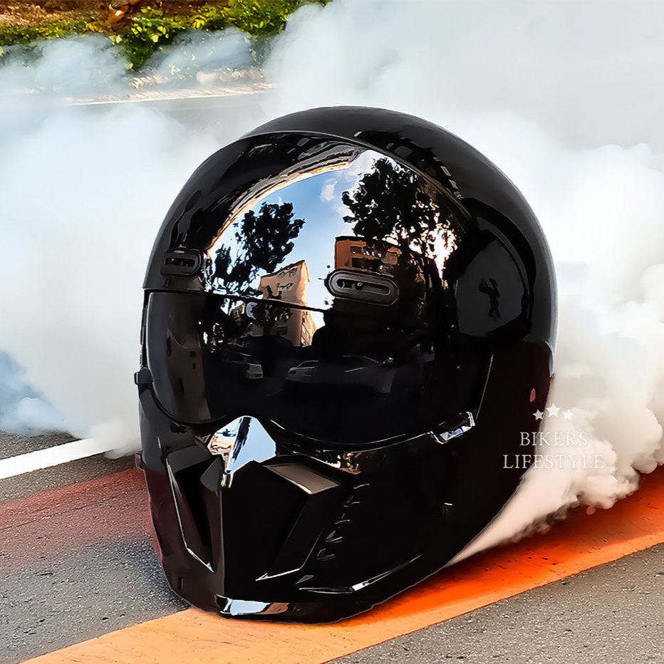 Retro Klassieke Motorhelm DOT En ECE Goedgekeurd Tijdloos Uiterlijk