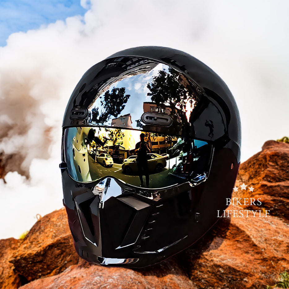 Retro Klassieke Motorhelm DOT En ECE Goedgekeurd Tijdloos Uiterlijk