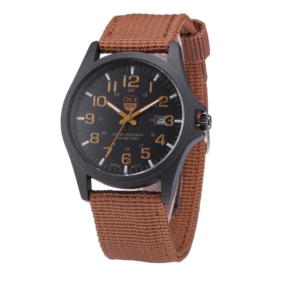 Robuuste Tactische Militaire Horloge - Duurzame Leger-Stijl Polshorloge voor Buitenavonturen