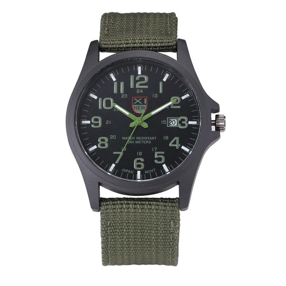 Robuuste Tactische Militaire Horloge - Duurzame Leger-Stijl Polshorloge voor Buitenavonturen