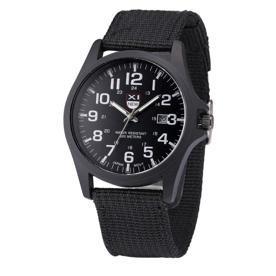 Robuuste Tactische Militaire Horloge - Duurzame Leger-Stijl Polshorloge voor Buitenavonturen