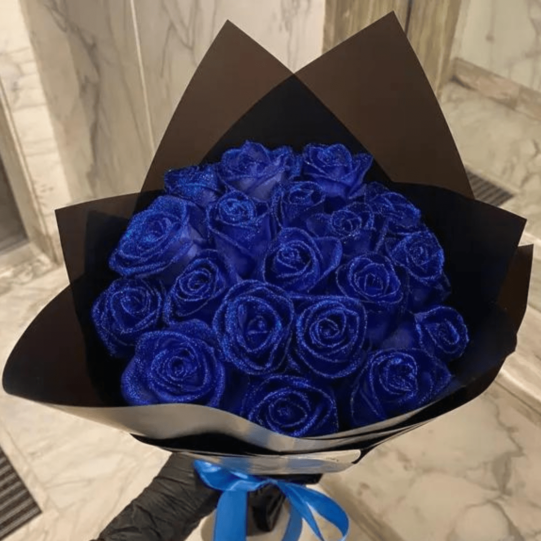 ROSALUNE – Eeuwige Glitter Roos voor Romantische Cadeaus & Huisdecoratie