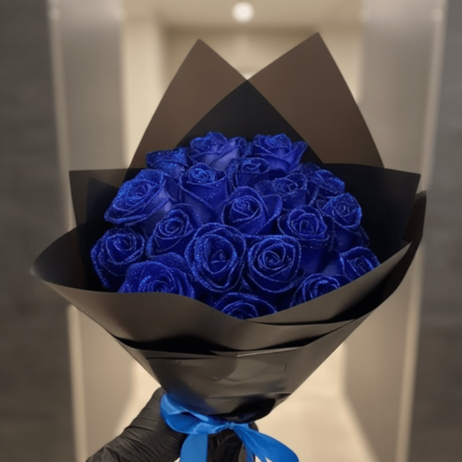 ROSALUNE – Eeuwige Glitter Roos voor Romantische Cadeaus & Huisdecoratie