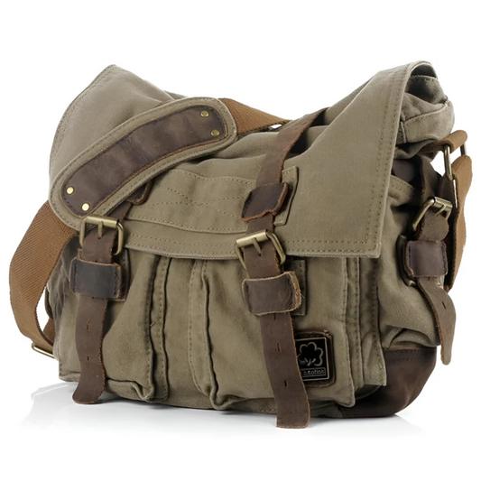 Ruime Canvas Schoudertas voor Mannen - UrbanTrail