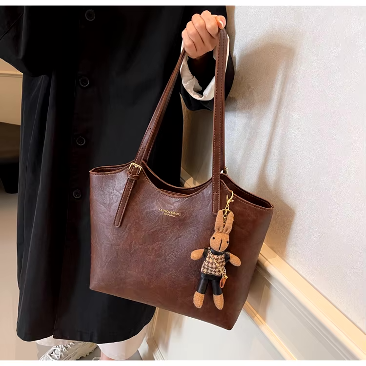 Ruime Dames Tote Bag met Dubbele Handvatten