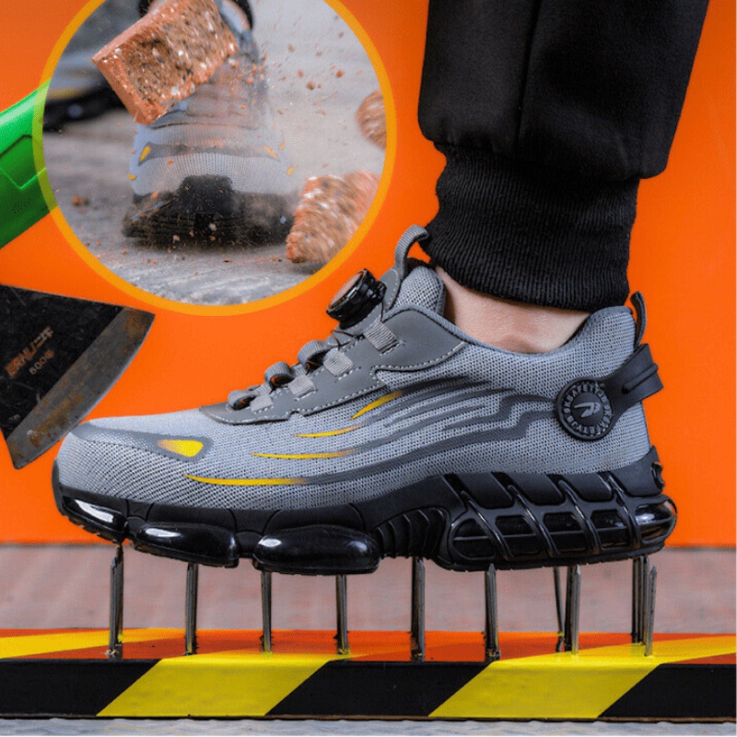SafeCore Veiligheidsschoenen – Lichtgewicht, Antislip, Versterkte Neus, Ergonomisch Comfort