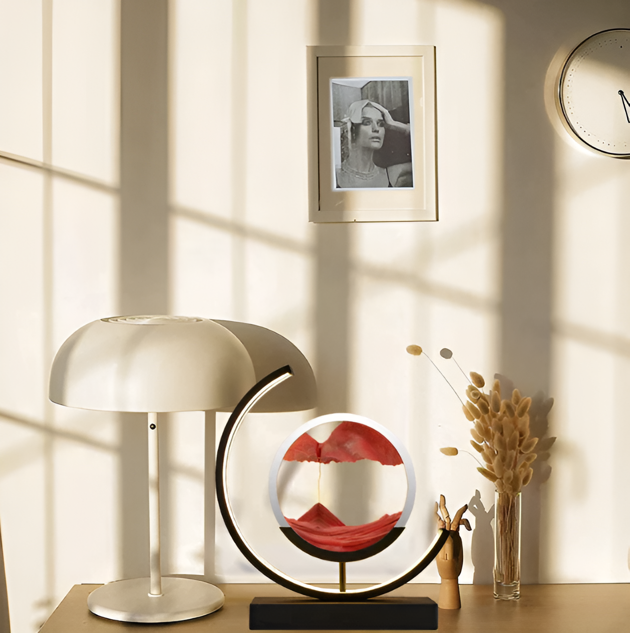 SandLuxe | Zandlamp met Afstandsbediening en Dimbare Functie