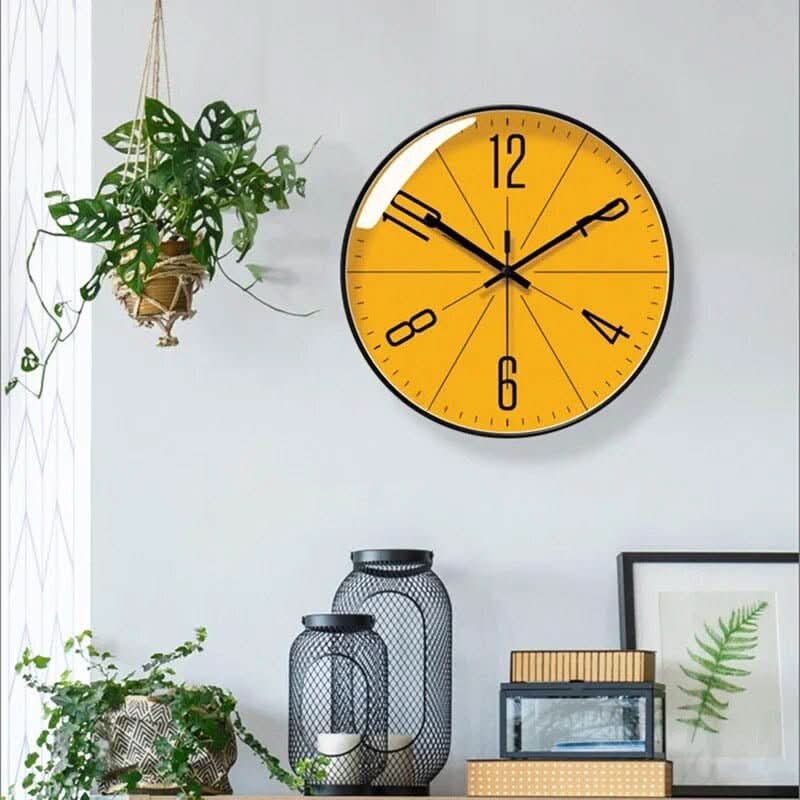 SCANDICLOCK – Zwarte Wandklok in Nordic Stijl – Nauwkeurig & Stijlvol voor Elk Huis