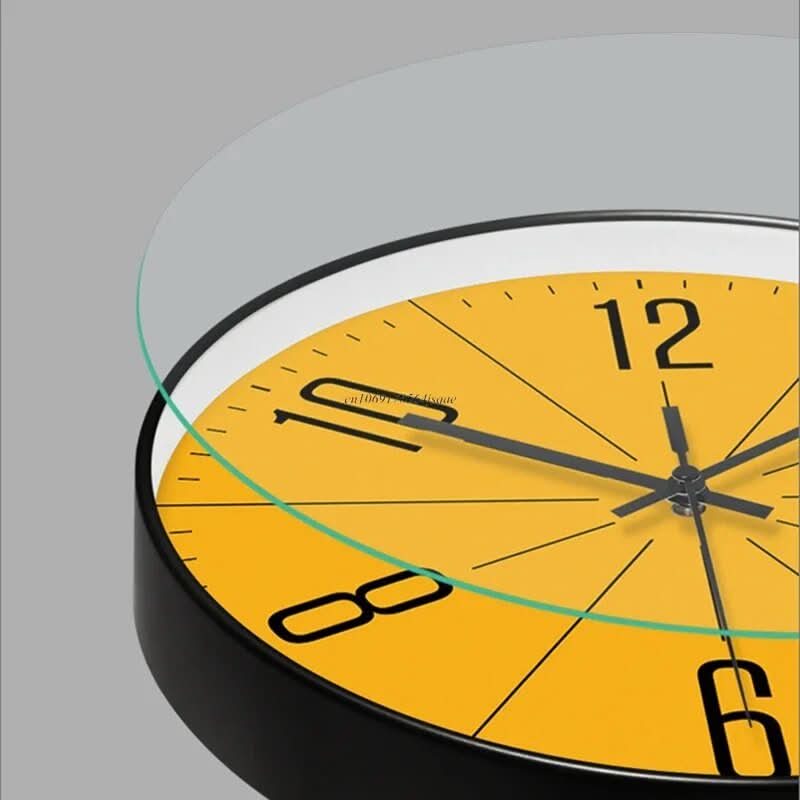 SCANDICLOCK – Zwarte Wandklok in Nordic Stijl – Nauwkeurig & Stijlvol voor Elk Huis
