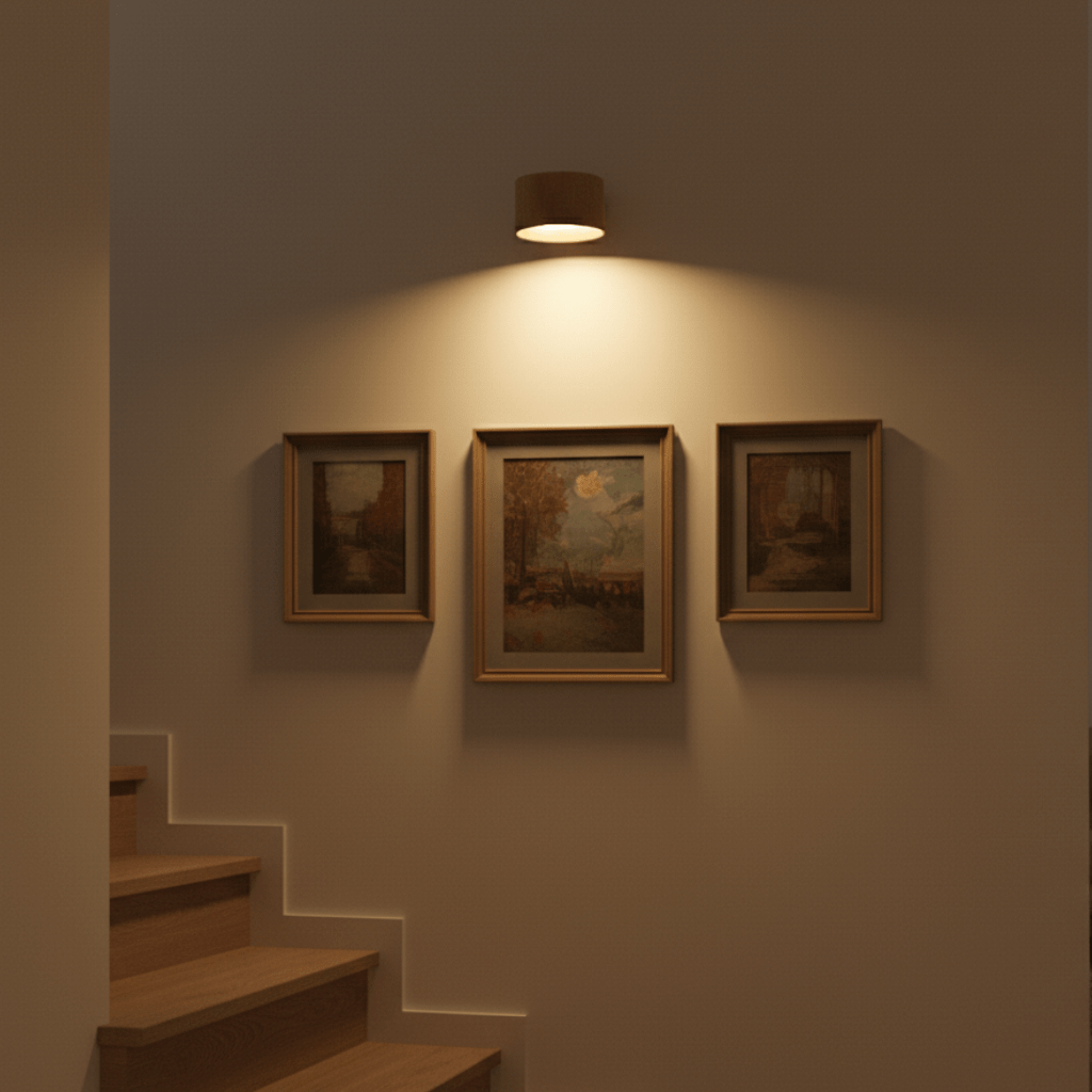 SCANDIGLOW – Draadloze Nordic Wandlamp met Afstandsbediening