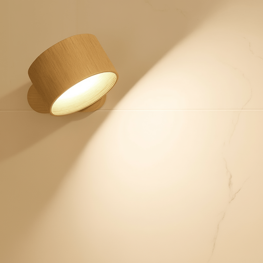 SCANDIGLOW – Draadloze Nordic Wandlamp met Afstandsbediening