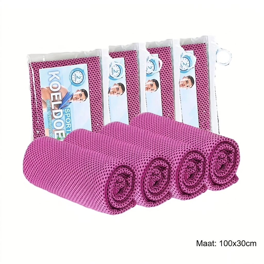 Set van 4 Koeltowels