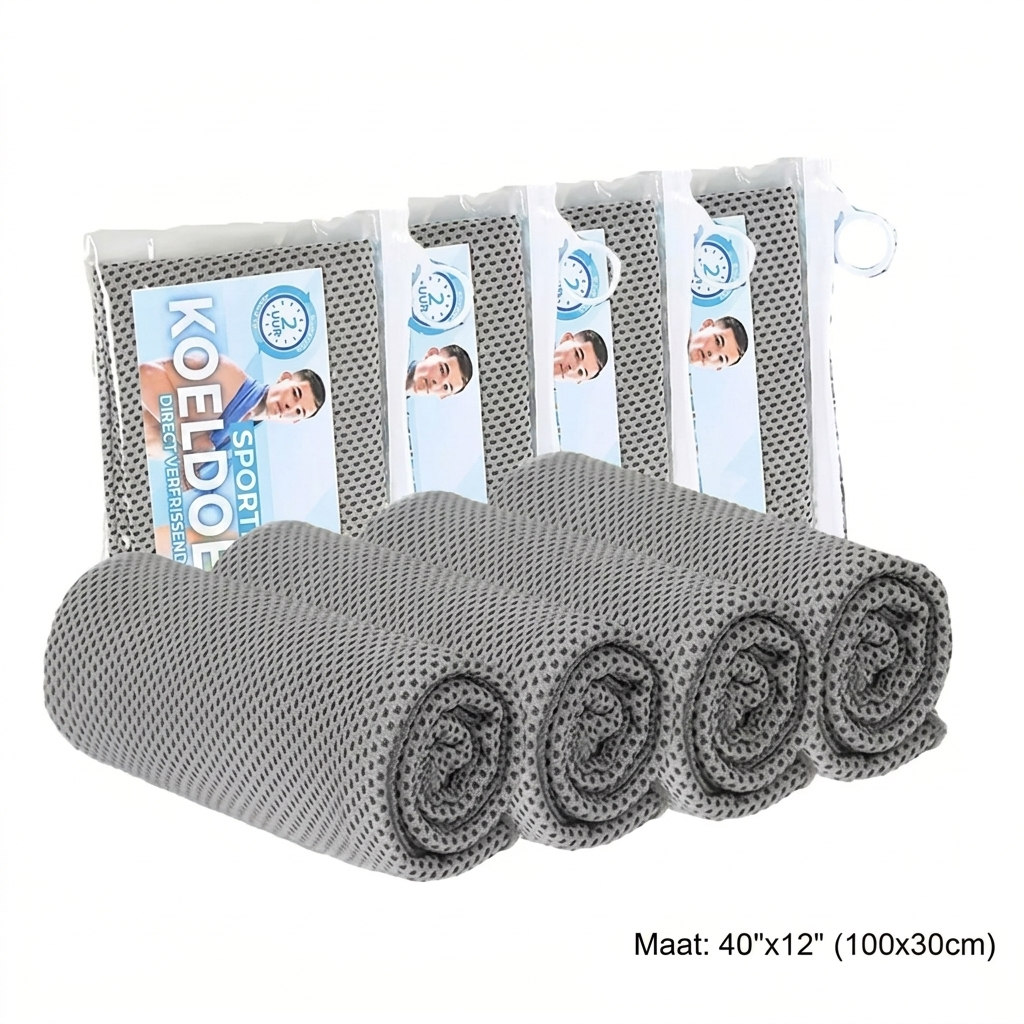 Set van 4 Koeltowels