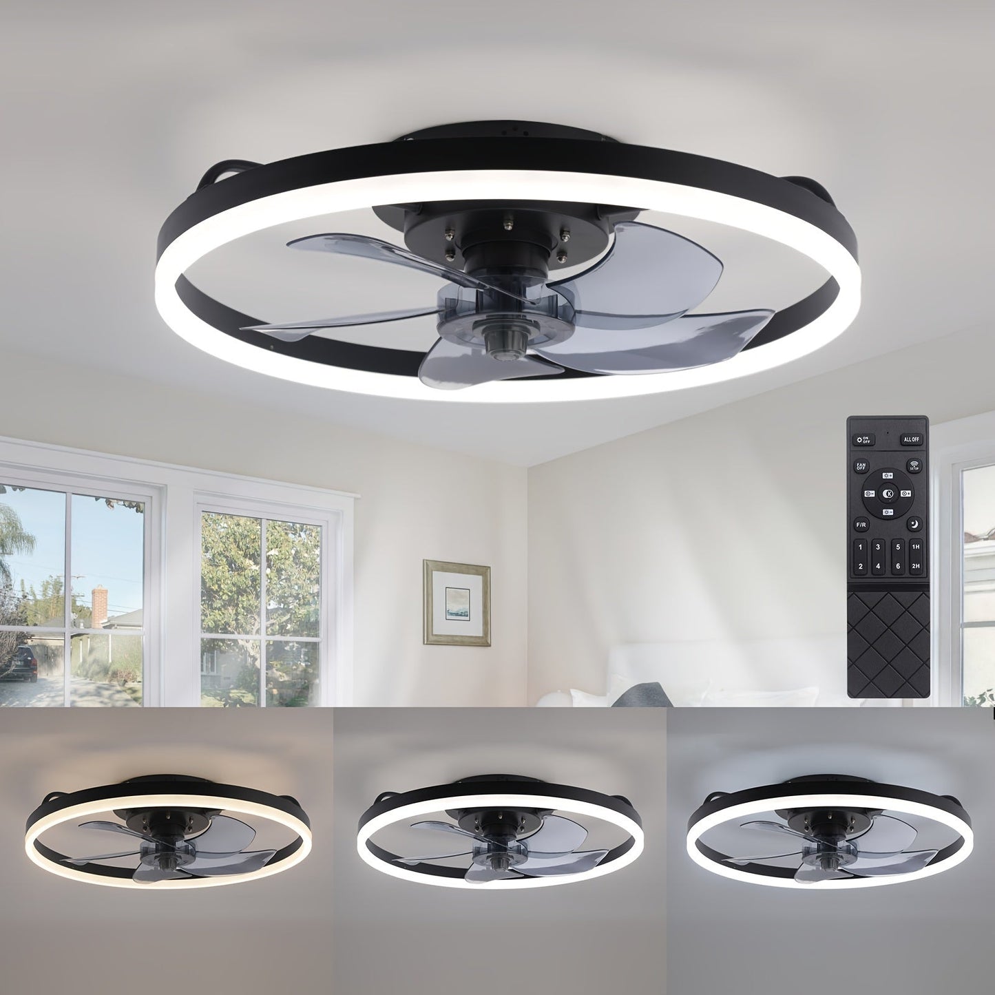 SilentBreeze 50 cm Plafondventilator – Slank en Energiezuinig
