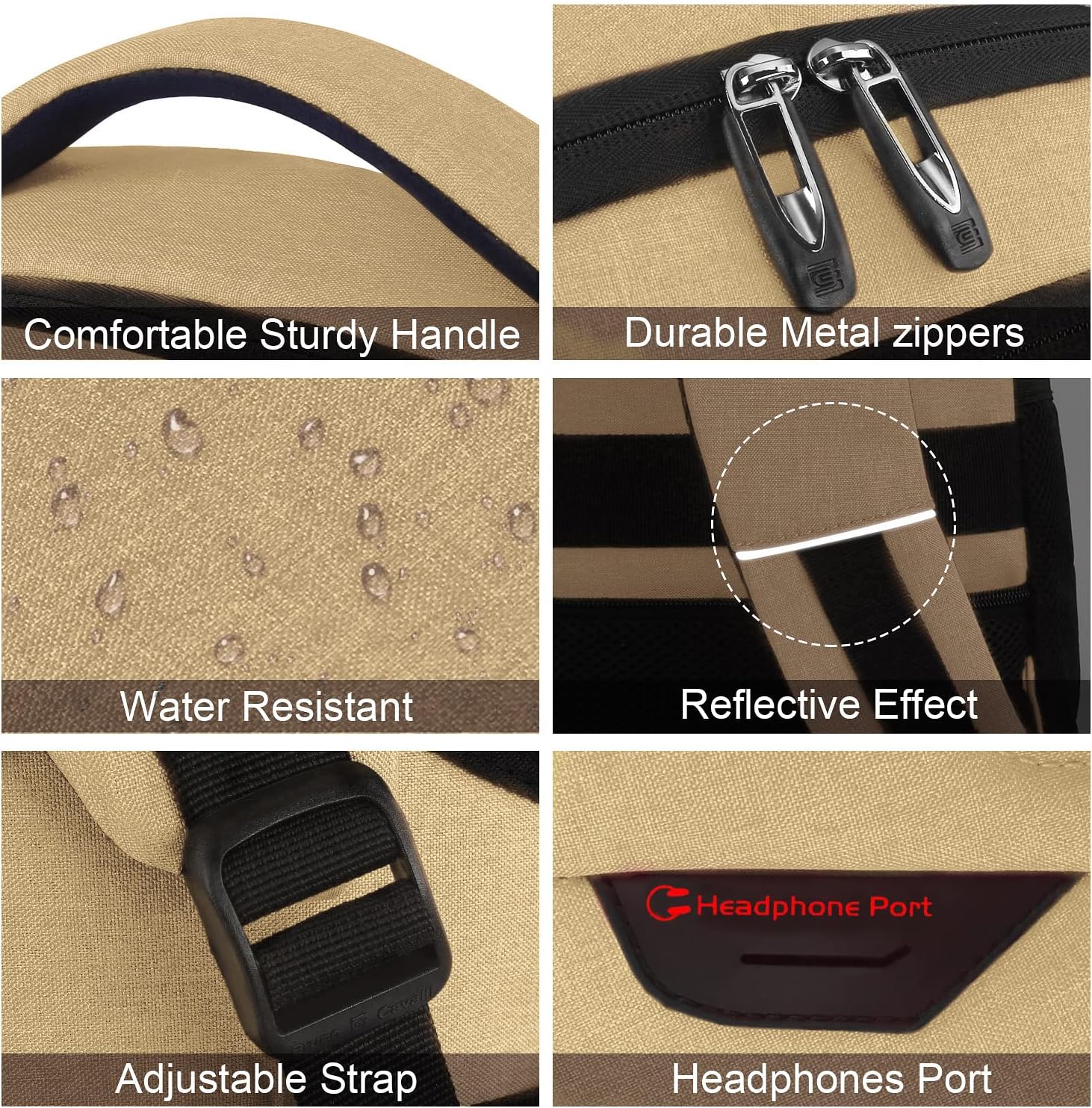 Slim Anti-Diefstal Laptop Rugzak met USB Oplaadpoort