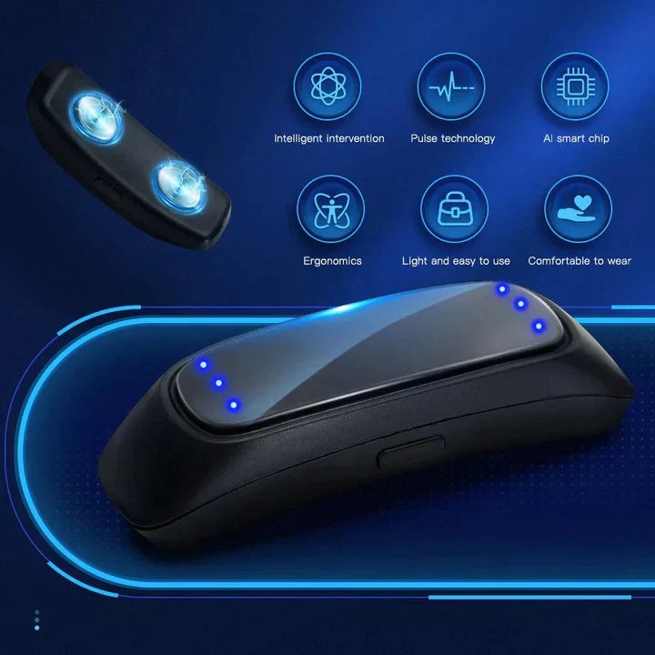 Slim Anti-Snurkapparaat EMS Puls Stop Snurken Draagbaar Comfortabel Slaap Goed Stop Snurken Gezondheidszorg Slaap Apneu Hulp USB