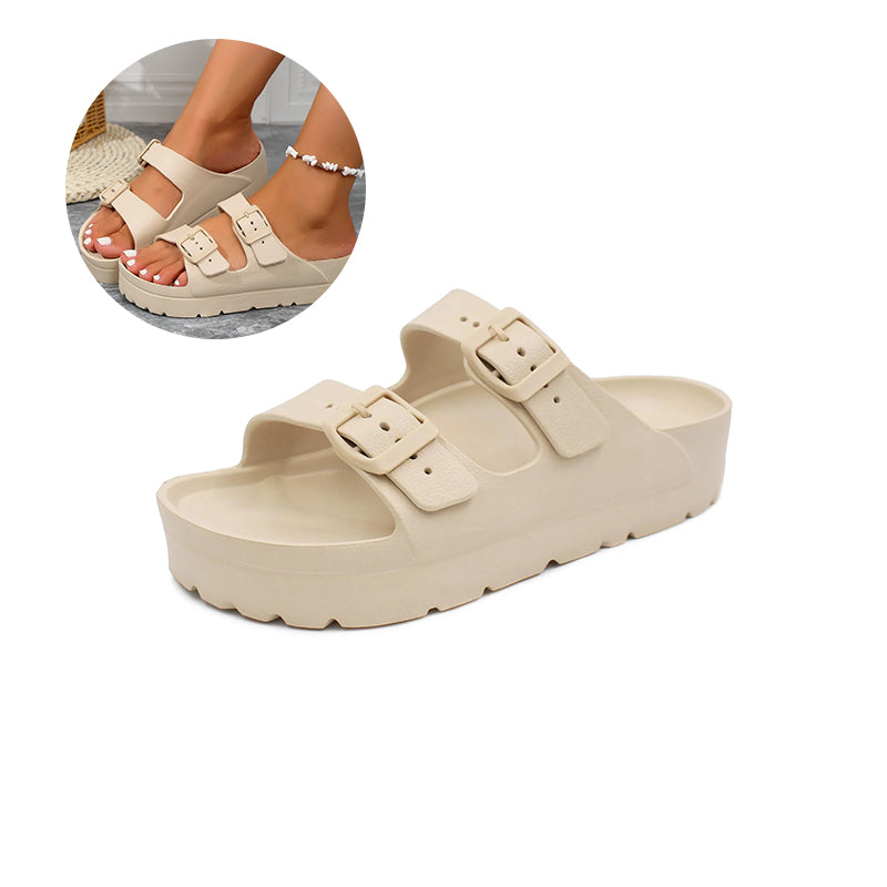 Slippers met Dikke Zool voor Schokabsorptie (Dames)