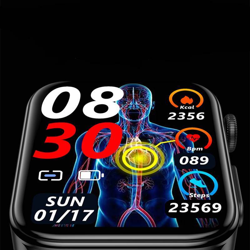 Smartwatch Bloedglucose Monitor ECG Hartslag Fitness Tracker