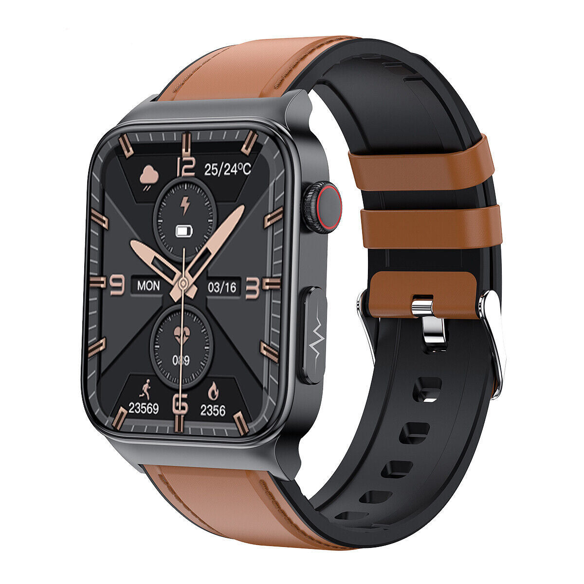 Smartwatch Bloedglucose Monitor ECG Hartslag Fitness Tracker