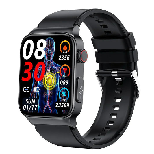 Smartwatch Bloedglucose Monitor ECG Hartslag Fitness Tracker
