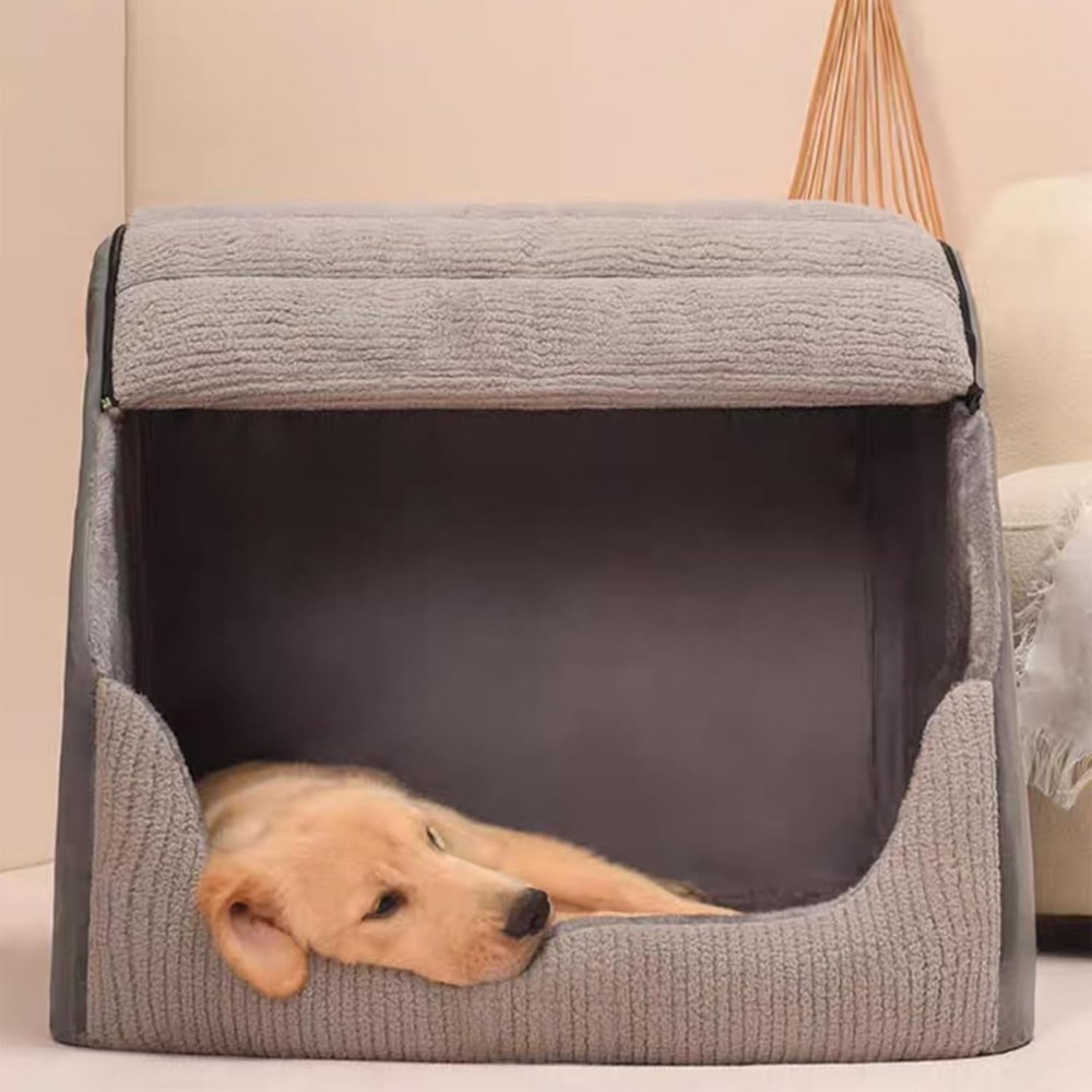 SnuggleHome • Gezellige & Warme Afgesloten Bed voor Honden