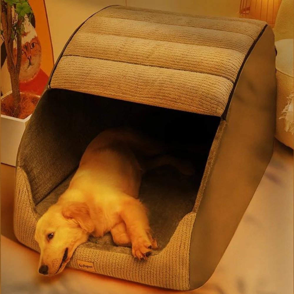 SnuggleHome • Gezellige & Warme Afgesloten Bed voor Honden