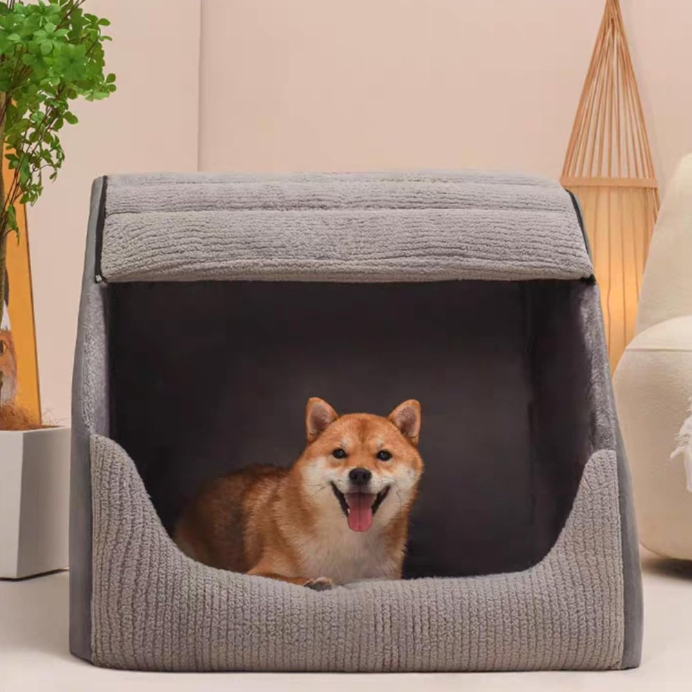 SnuggleHome • Gezellige & Warme Afgesloten Bed voor Honden