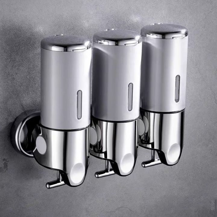 SOAPFORT – Hoogwaardige wandzeepdispenser met elegant ontwerp in roestvrij staal