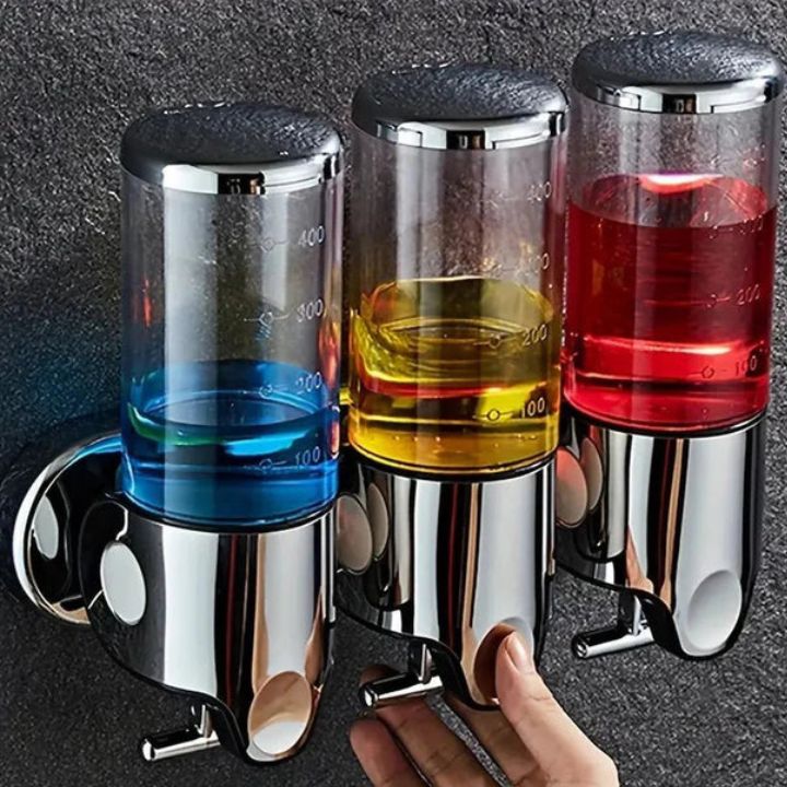 SOAPFORT – Hoogwaardige wandzeepdispenser met elegant ontwerp in roestvrij staal