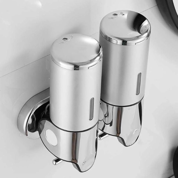 SOAPFORT – Hoogwaardige wandzeepdispenser met elegant ontwerp in roestvrij staal