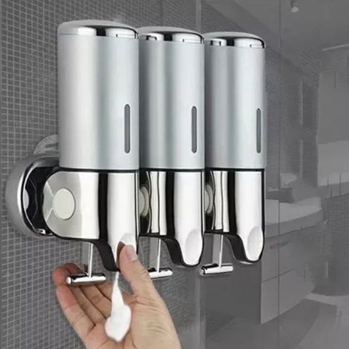 SOAPFORT – Hoogwaardige wandzeepdispenser met elegant ontwerp in roestvrij staal
