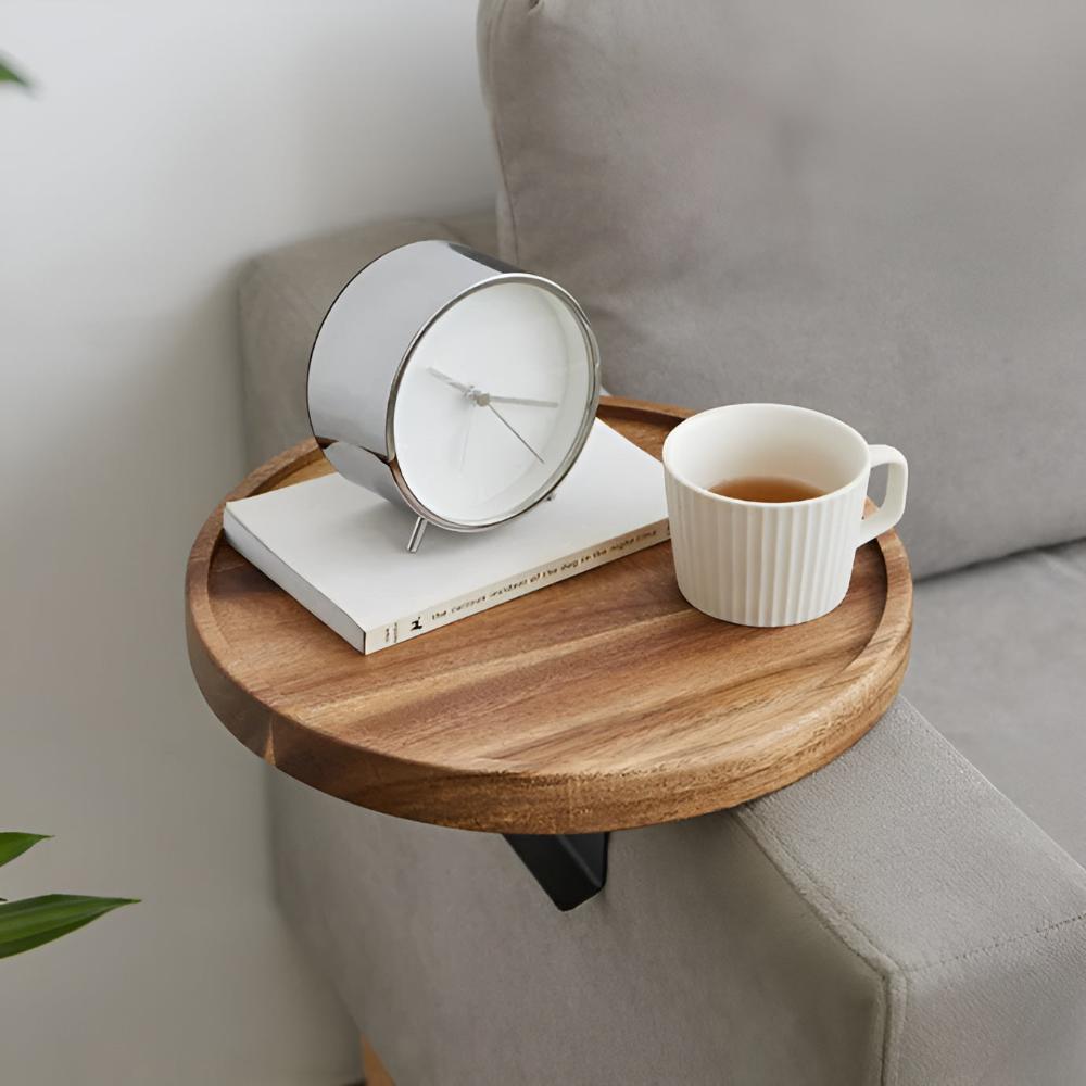 Sofa Armleuning Walnoot Dienblad