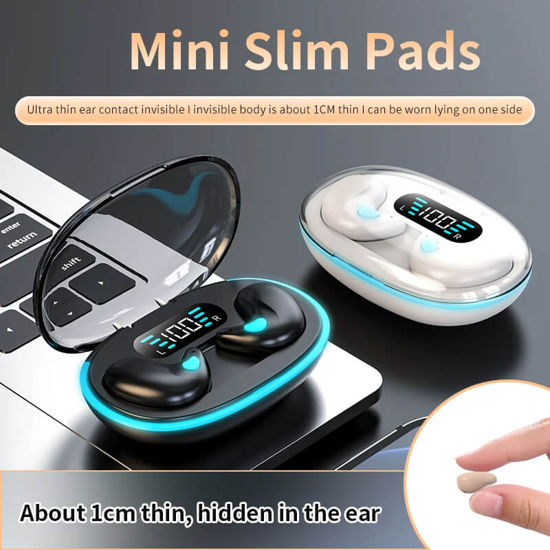 SoundBeats - Minimal Ultra Dunne Draadloze HiFi Oordopjes voor Slaap & Comfort