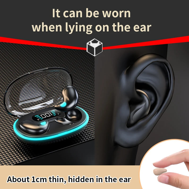 SoundBeats - Minimal Ultra Dunne Draadloze HiFi Oordopjes voor Slaap & Comfort