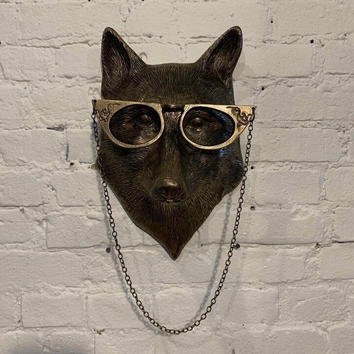 Speelse Dierkop Wanddecoratie - WallCritters