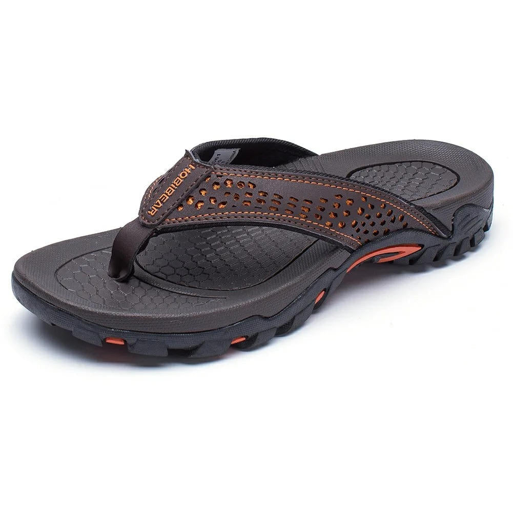 Sportieve teenslippers voor heren met voetboogondersteuning