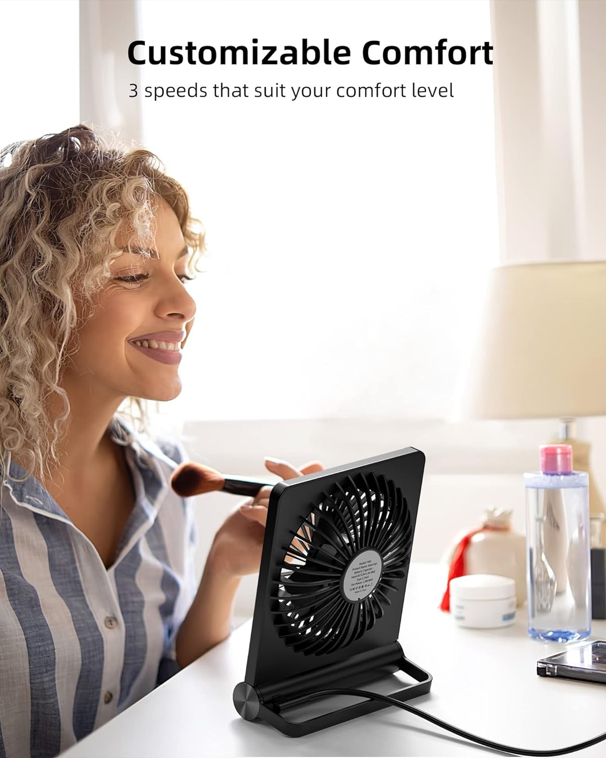 Stark Wind Ultra Stille Kleine Tafelventilator