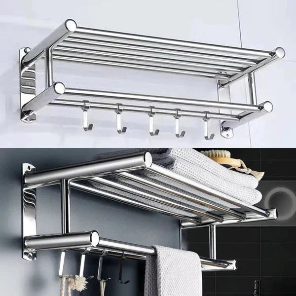 STEELRACK – RVS Handdoekhouder Ruimtebesparend & Stijlvol