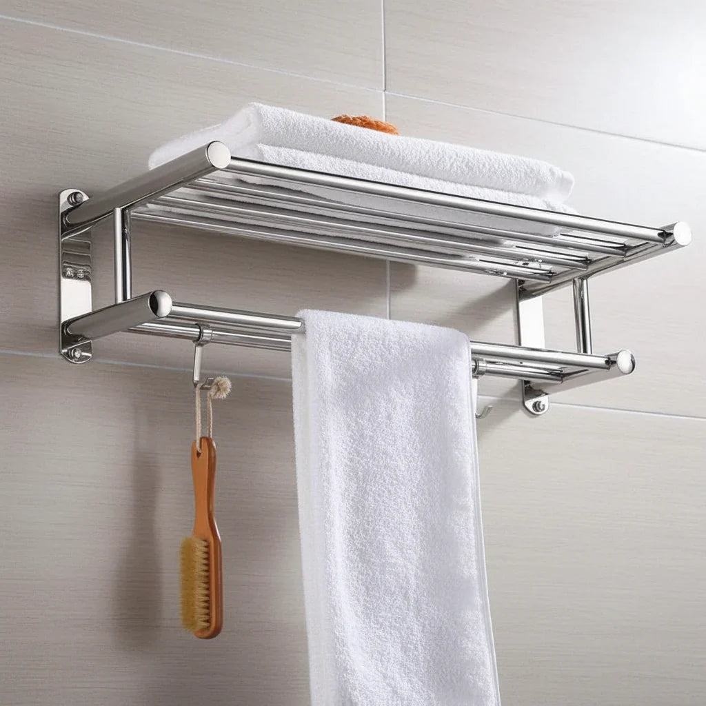 STEELRACK – RVS Handdoekhouder Ruimtebesparend & Stijlvol